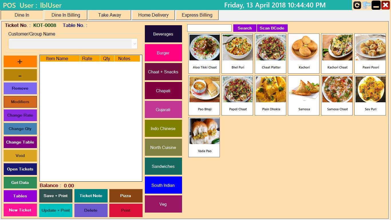 Restaurant management system project in html